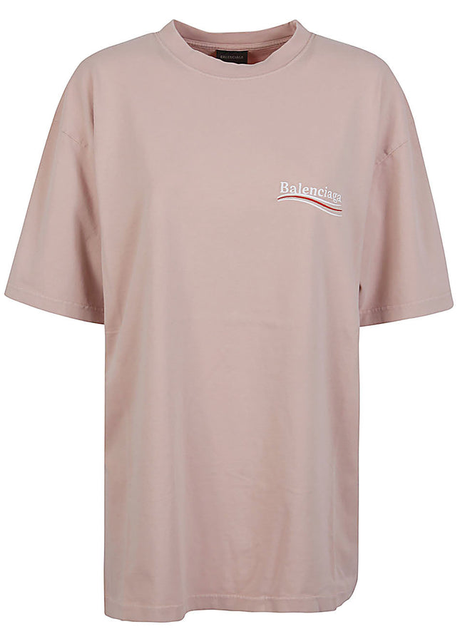 Balenciaga T-shirts and Polos Pink