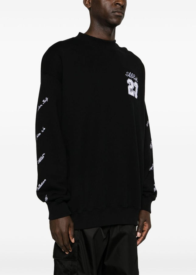 Off White Sweaters Black