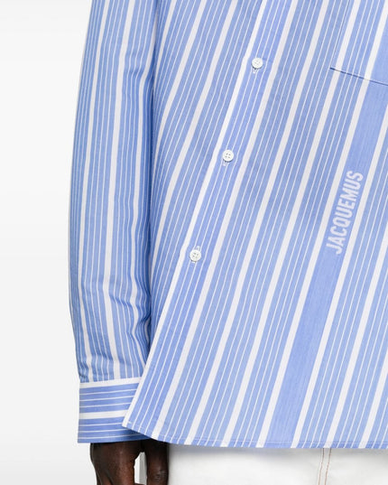 JACQUEMUS Shirts Clear Blue