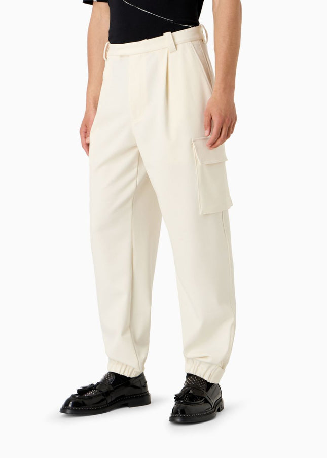 Emporio Armani E.ARMANI EXCLUSIVE PRE Trousers White