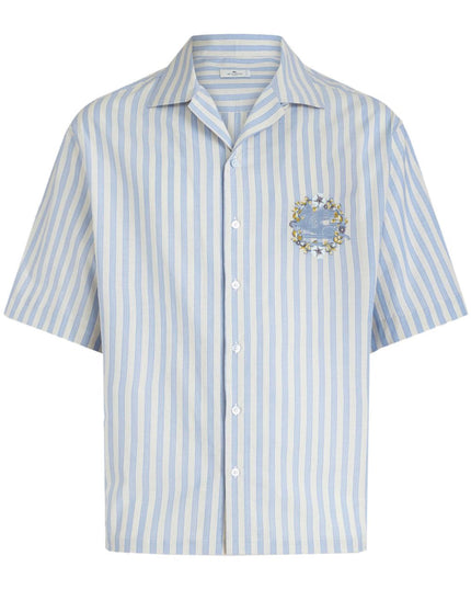 Etro Shirts Clear Blue