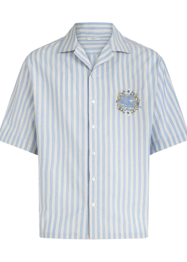 Etro Shirts Clear Blue