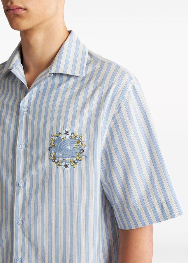 Etro Shirts Clear Blue