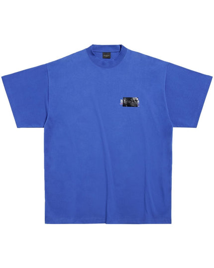 Balenciaga T-shirts and Polos Blue