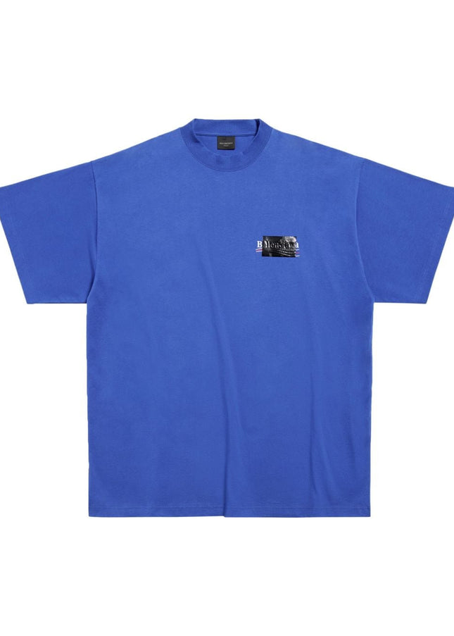 Balenciaga T-shirts and Polos Blue