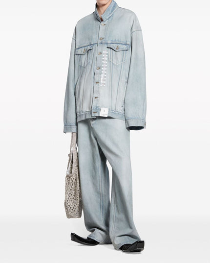 Balenciaga Coats Clear Blue