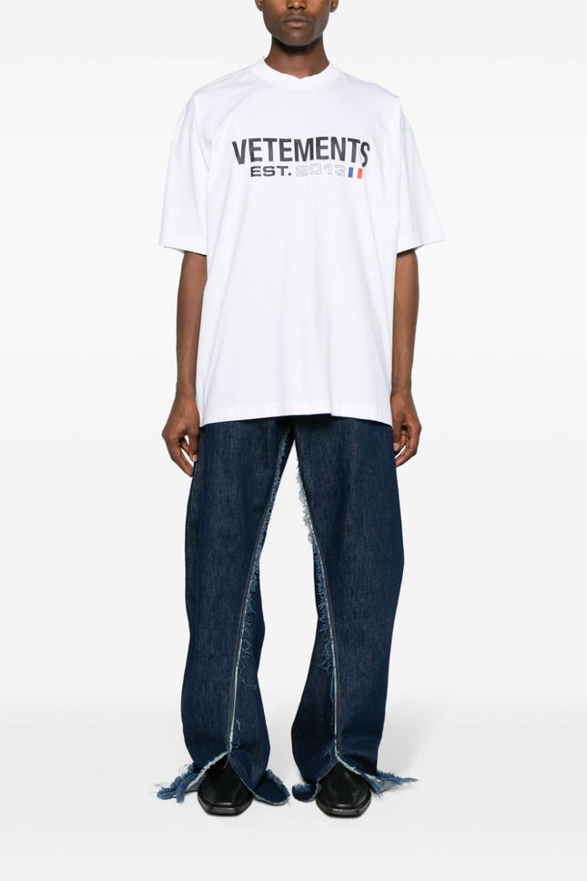 Vetements T-shirts and Polos White