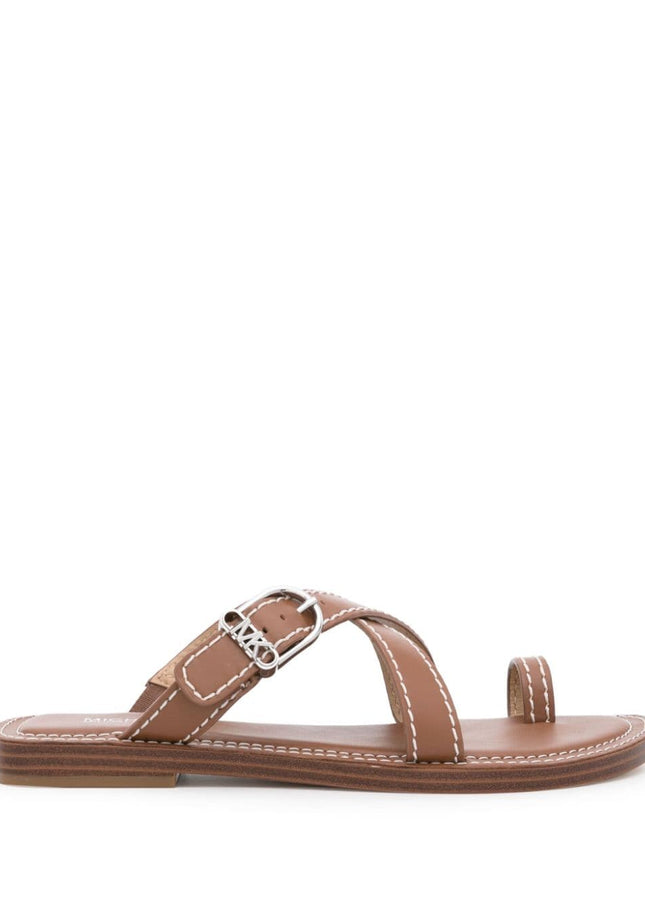 MMK Sandals Leather Brown