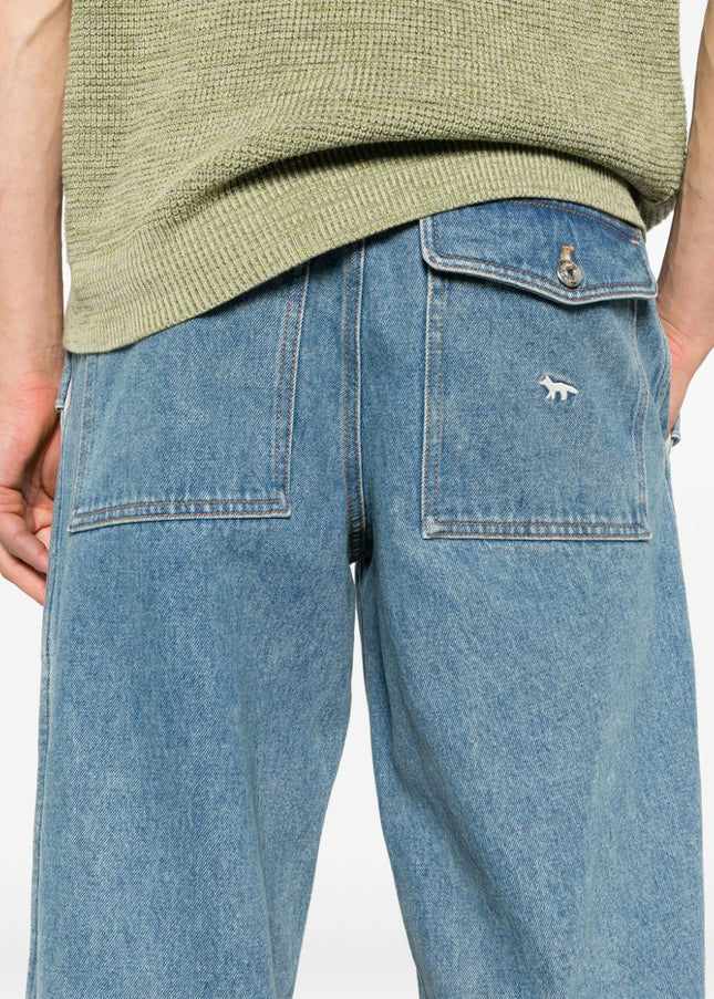 MAISON KITSUNE' Jeans Clear Blue