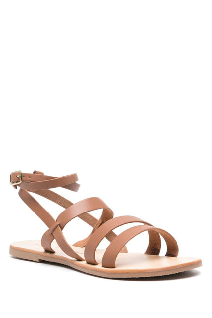 MANEBI Sandals Leather Brown