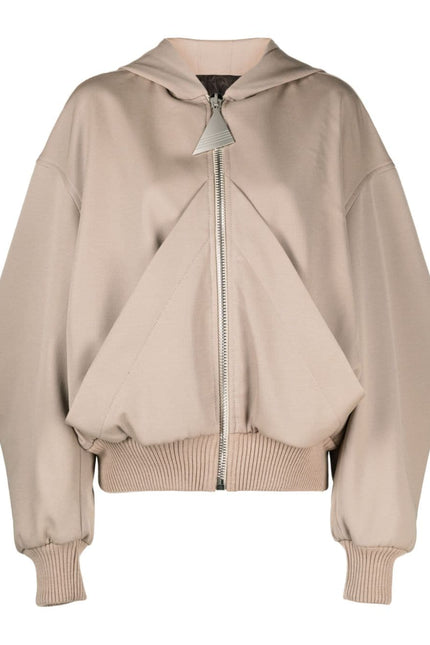 The Attico Coats Beige