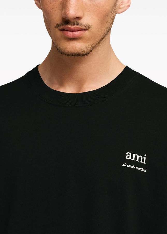 Ami Paris T-shirts and Polos Black