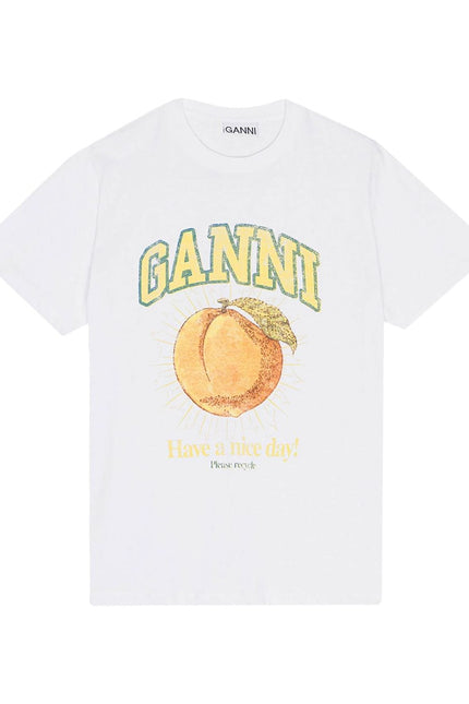 GANNI T-shirts and Polos White