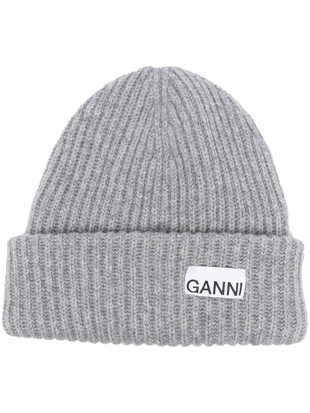 GANNI Hats Light Grey