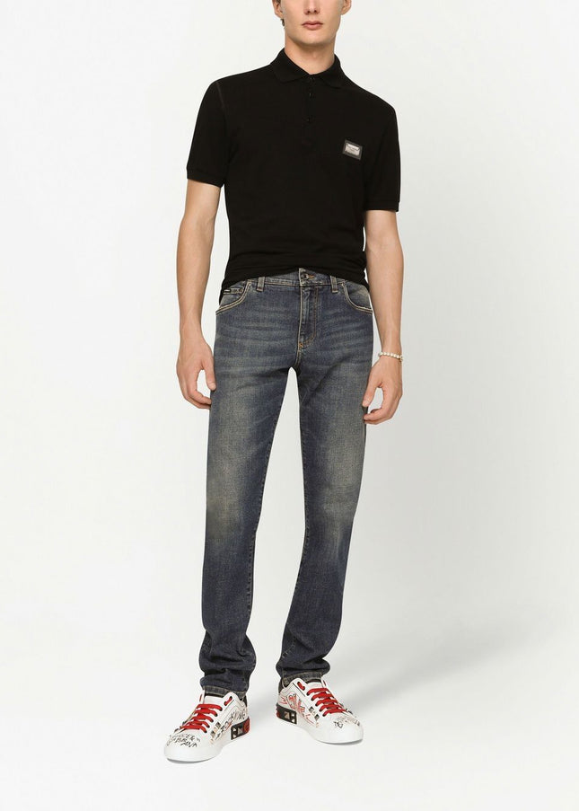 Dolce & Gabbana T-shirts and Polos Black