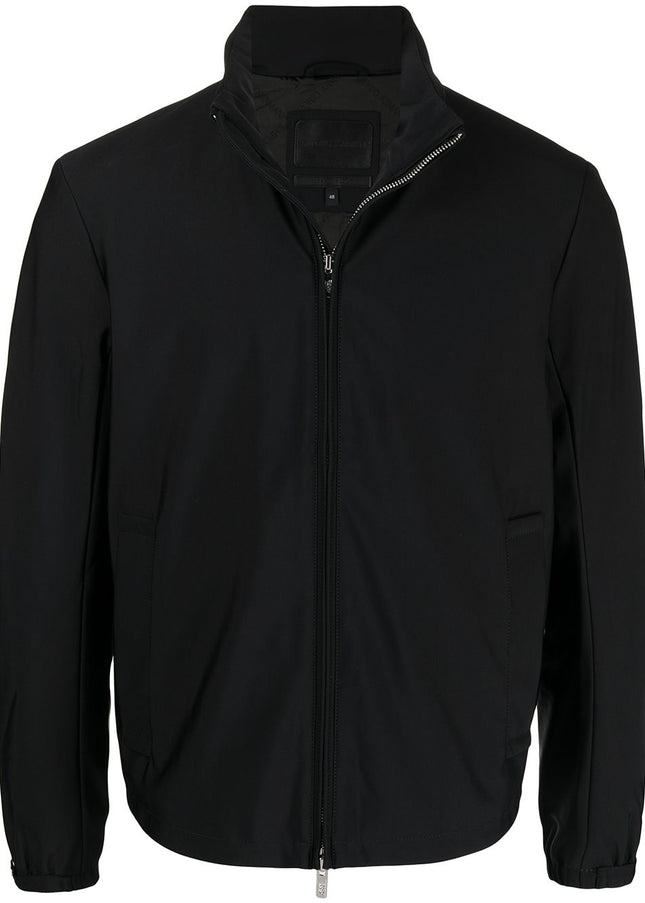 Emporio Armani Coats Black