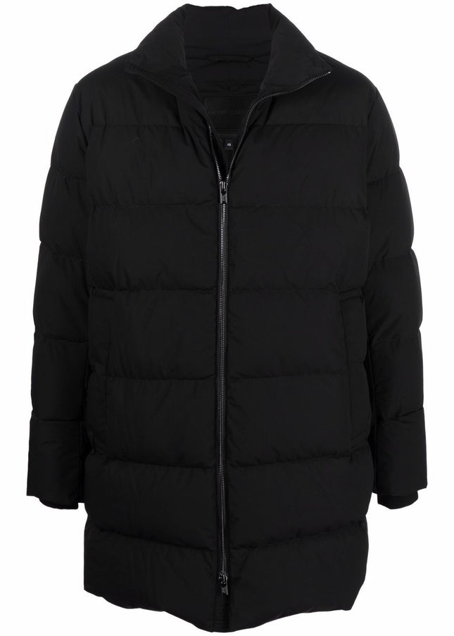 Emporio Armani Coats Black