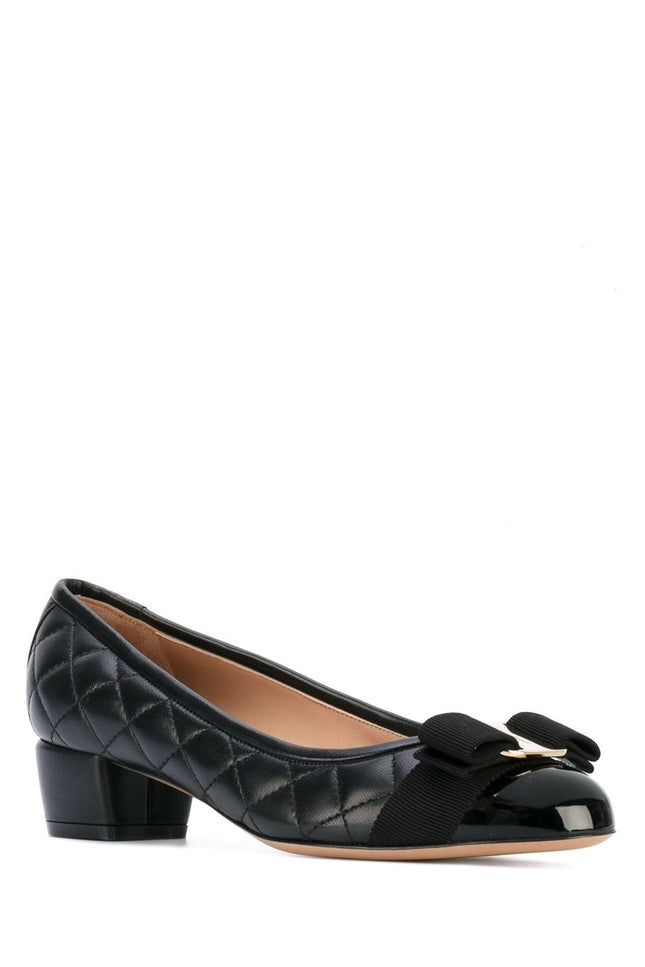 Ferragamo With Heel Black