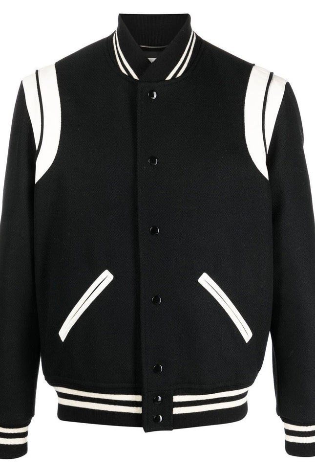 Saint Laurent  Coats Black