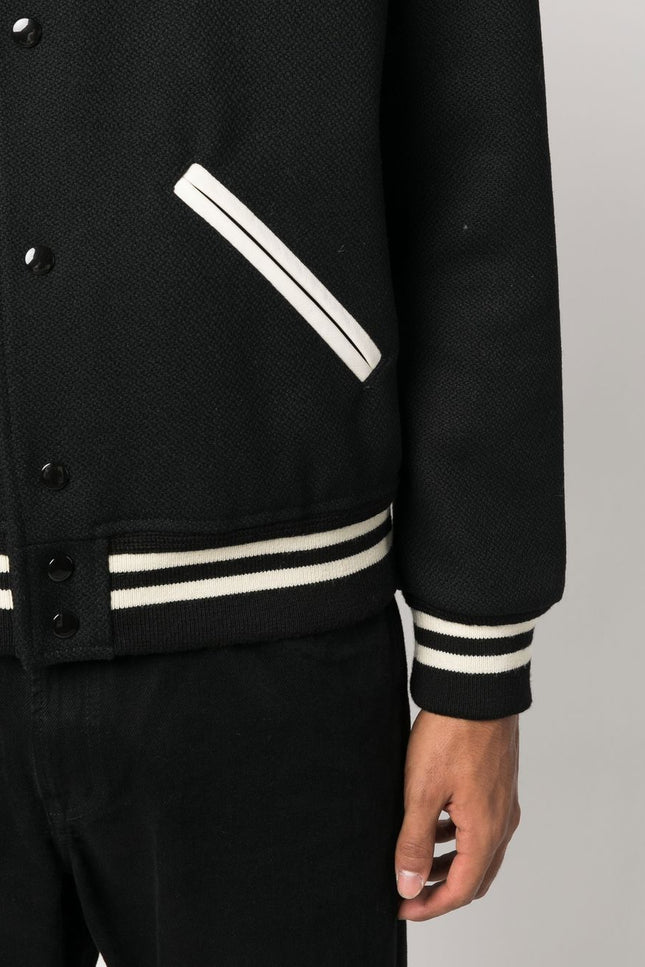 Saint Laurent  Coats Black