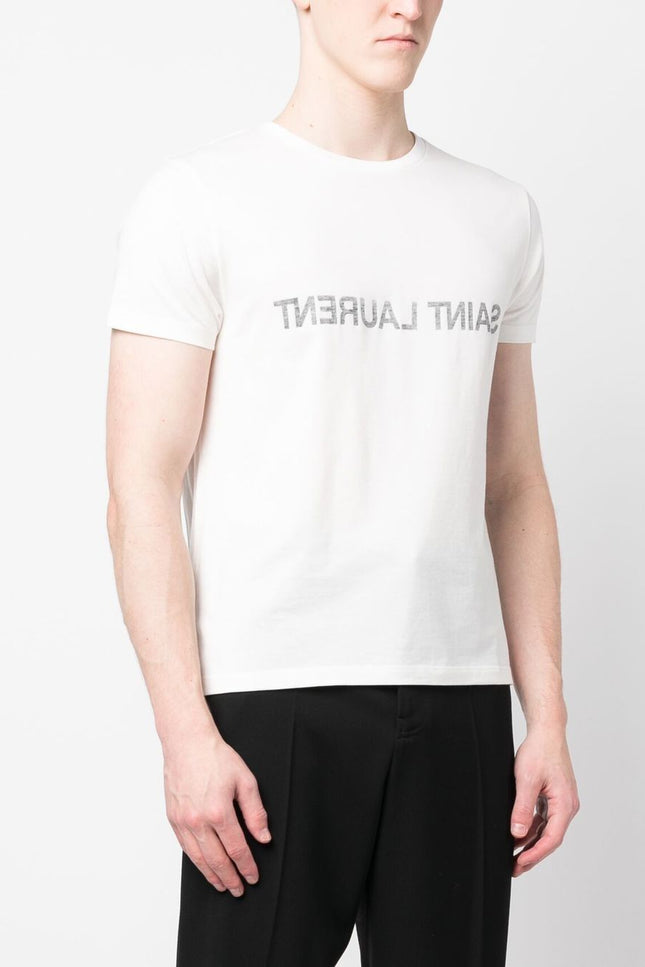 Saint Laurent  T-shirts and Polos White