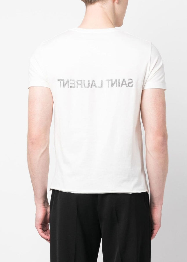 Saint Laurent  T-shirts and Polos White