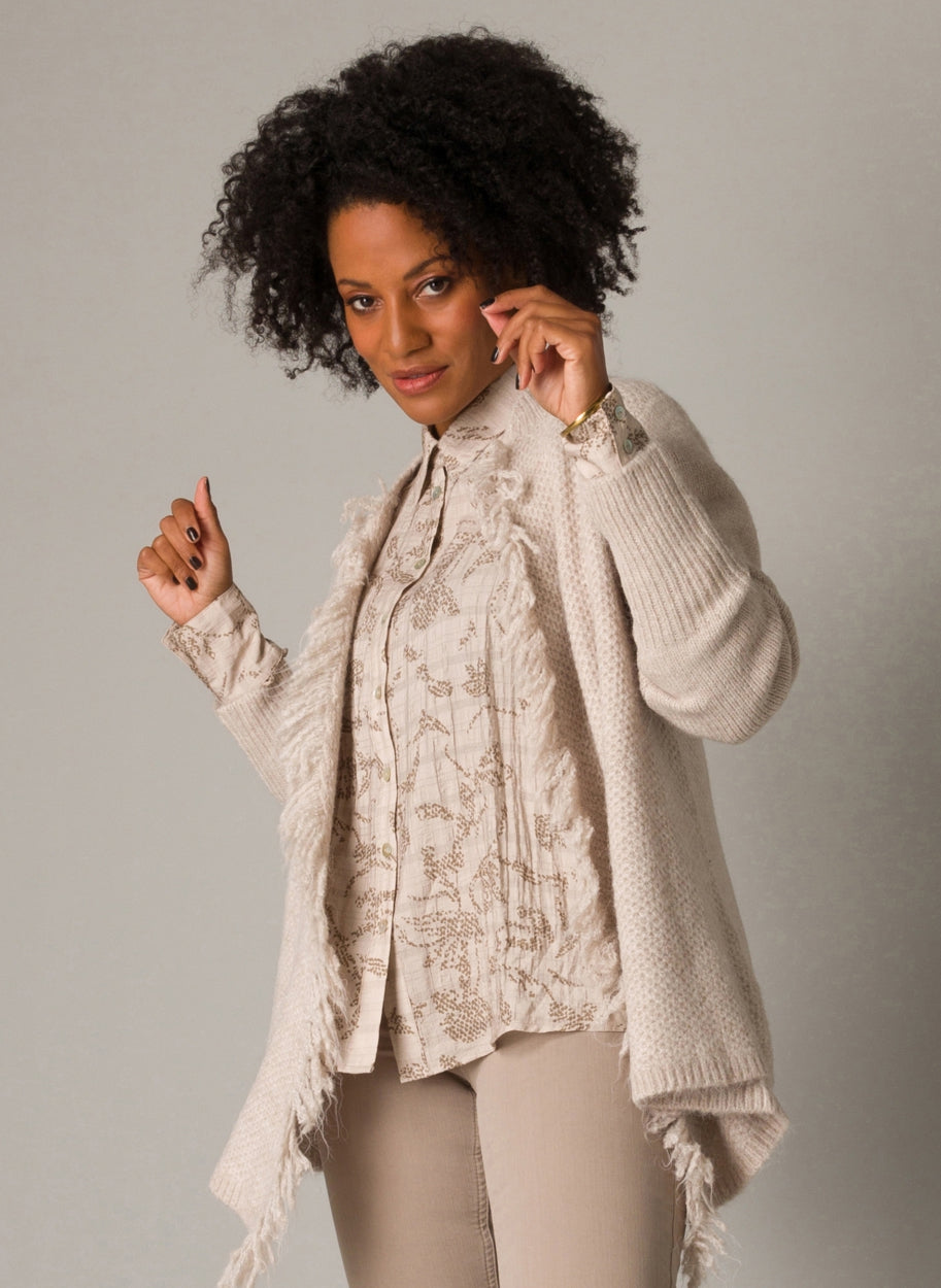 Chrissy Essential blouse features a soft-WOMEN - SHIRTS & BLOUSES-Yest-Urbanheer