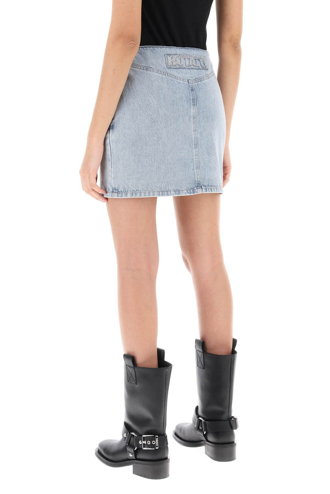 Rotate Denim Mini Skirt-Skirt-Rotate-Urbanheer