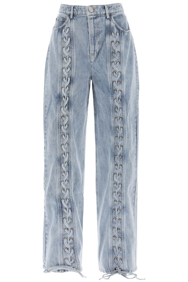 Rotate Jeans Con Dettagli Stringati-Jeans-Rotate-Light blue-27-Urbanheer