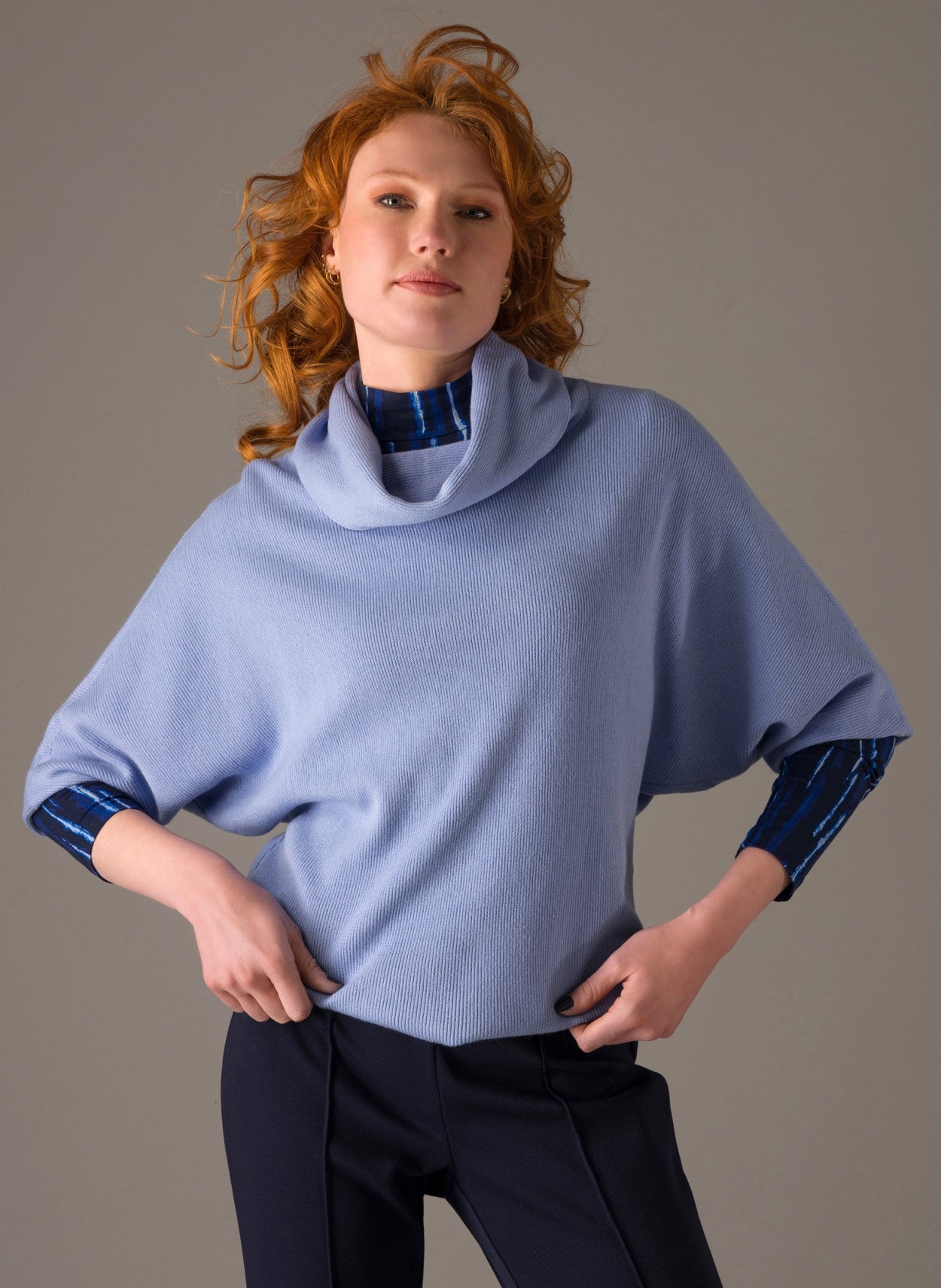 Sapna Knitted Jumper-Jumpers-Yest-Cornflower Blue-4-Urbanheer