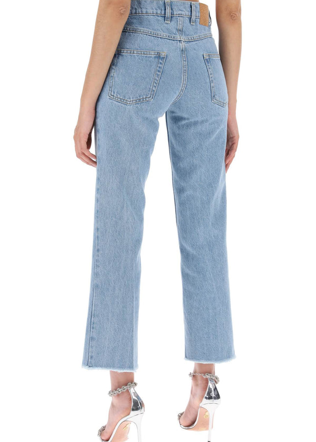 Magda Butrym low-waisted cropped jeans