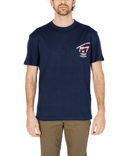 Tommy Hilfiger Jeans Men T-Shirt-Clothing T-shirts-Tommy Hilfiger Jeans-blue-S-Urbanheer