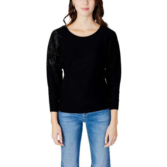 Guess Women Knitwear-Clothing Knitwear-Guess-black-XS-Urbanheer