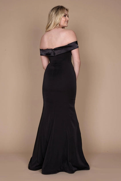 Dylan & Davids Long Formal Black Mermaid Dress-Dylan & Davids-Urbanheer