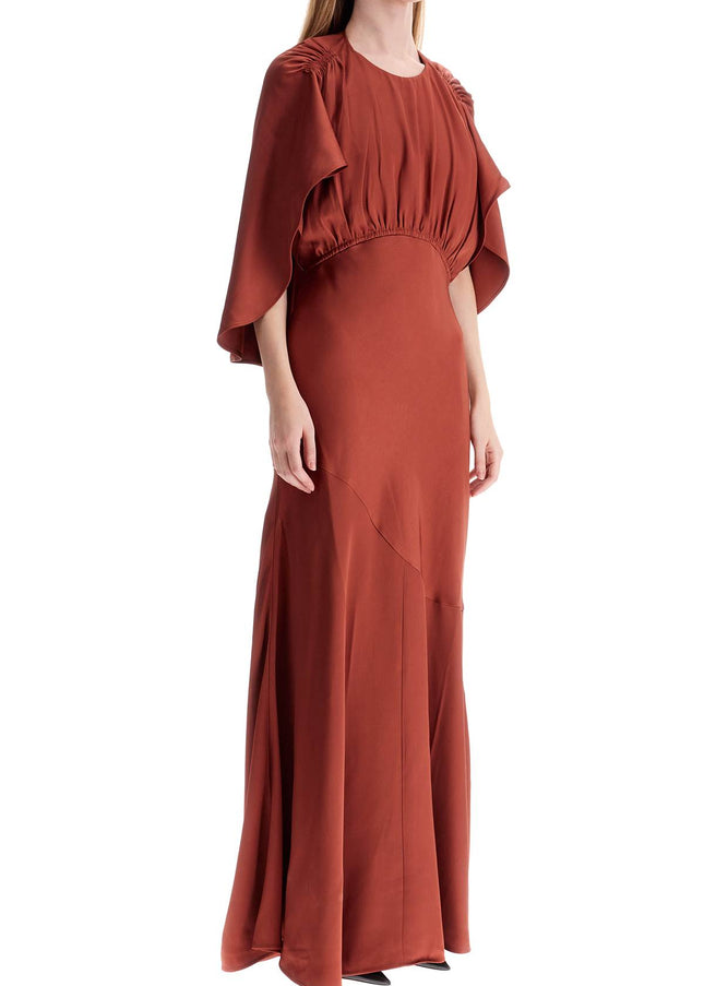 Zimmermann maxi dress eden with cape sleeves