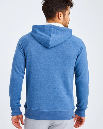 Men'S Hoodie Hood Indigo Melange-Hoodie-Leif Nelson GmbH-Urbanheer