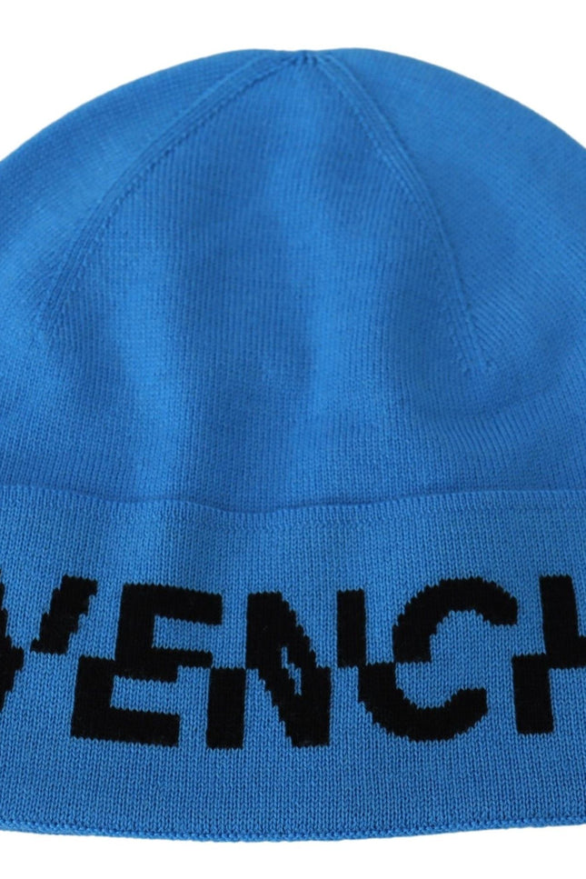 Givenchy Chic Woolen Beanie with Signature Black Logo