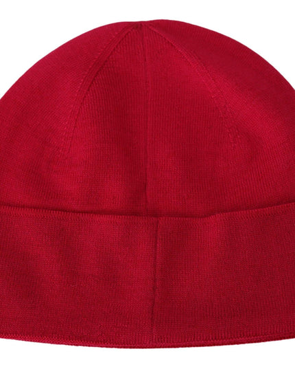 Givenchy Elegant Wool Beanie with Signature Contrast Logo