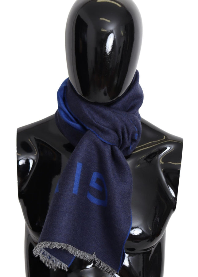 Givenchy Elegant Unisex Wool Silk Blend Scarf