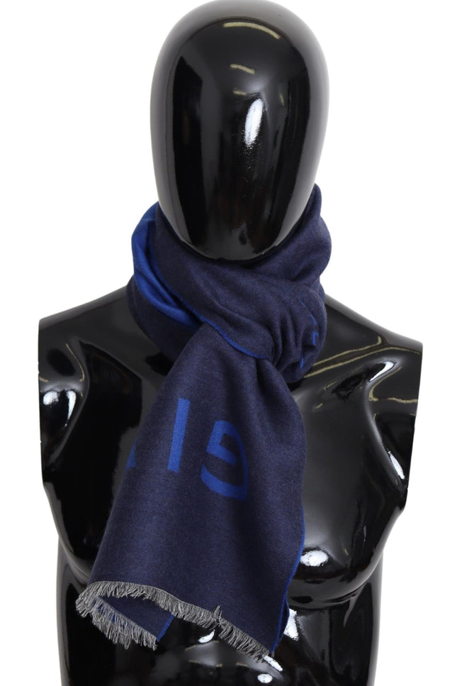 Givenchy Elegant Unisex Wool Silk Blend Scarf