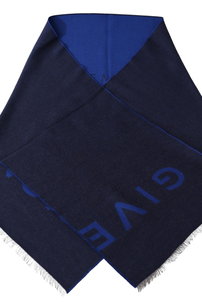 Givenchy Elegant Unisex Wool Silk Blend Scarf