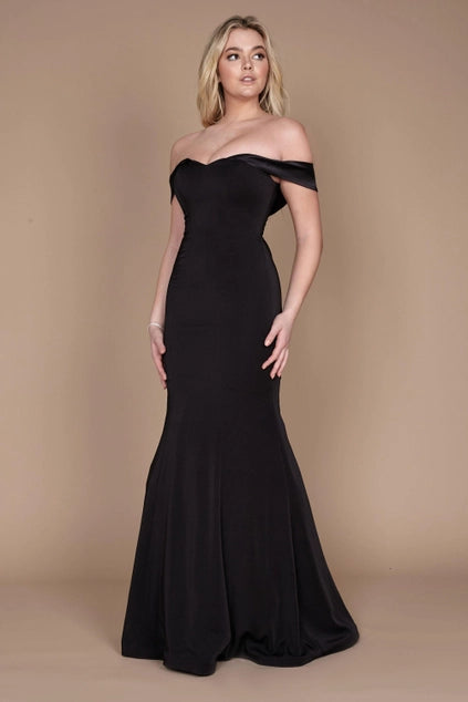 Dylan & Davids Long Formal Black Mermaid Dress-Dylan & Davids-Black-20-Urbanheer