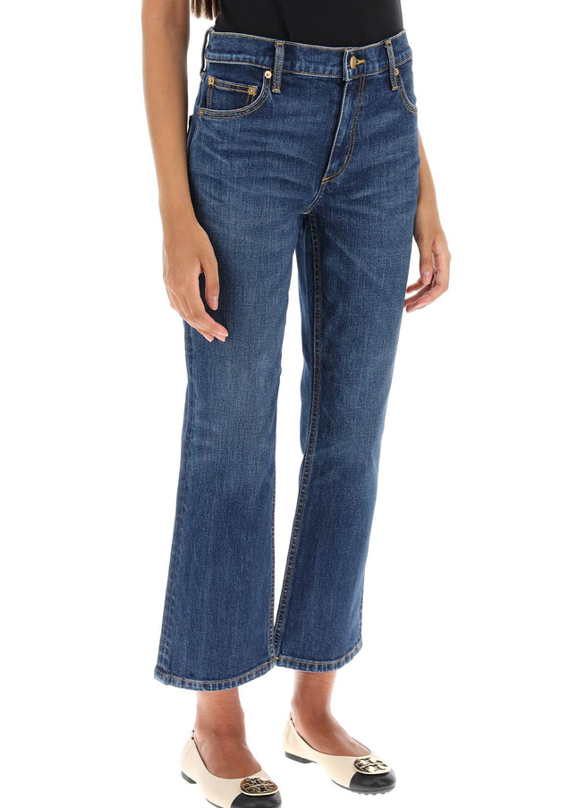 Tory Burch cropped flared jeans