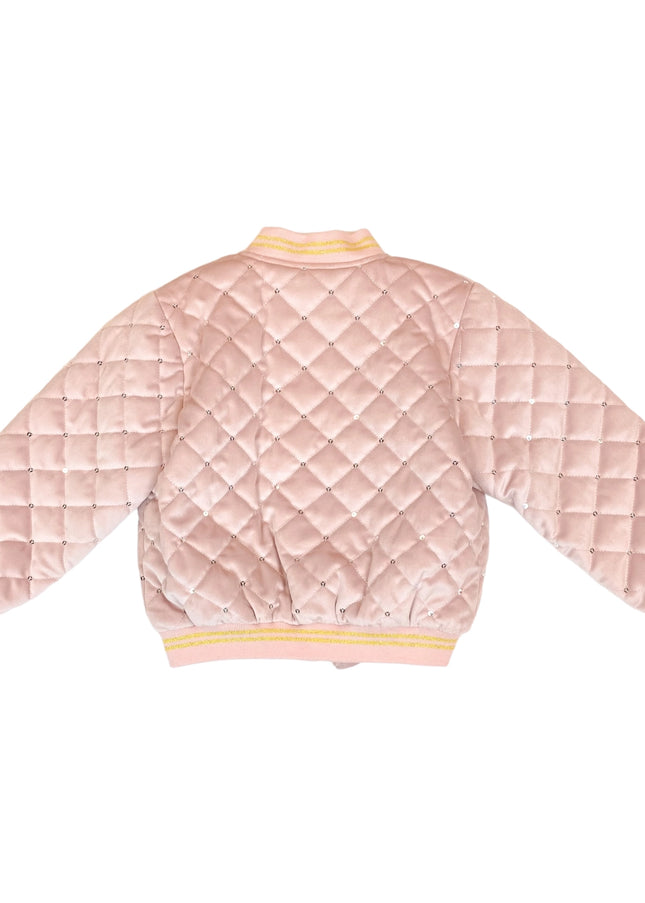 Floral Embroidered Quilted Jacket-doe a dear-Urbanheer