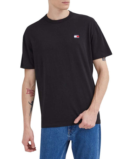 Tommy Hilfiger Jeans Men T-Shirt-Clothing T-shirts-Tommy Hilfiger Jeans-black-S-Urbanheer