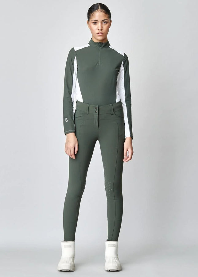 Compression Performance Breeches Green-Breeches-Yagya-Urbanheer