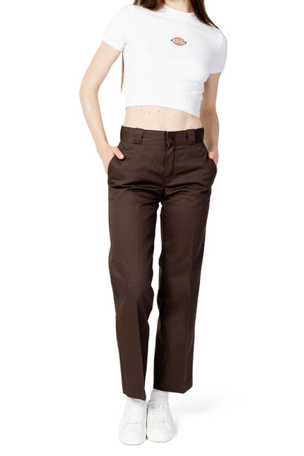 Dickies Women Trousers-Dickies-brown-W24_L28-Urbanheer