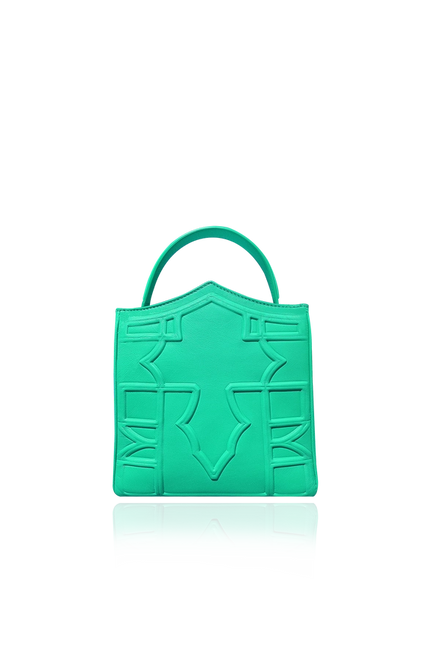 Turquoise Gem-Bag-DELLALUNA-18.5x17x6 cm-Urbanheer