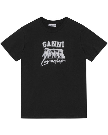 GANNI T-shirts and Polos Black