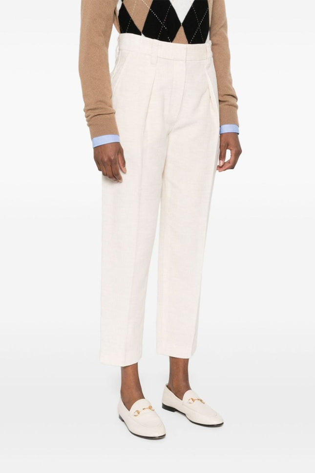 Brunello Cucinelli Trousers Ivory